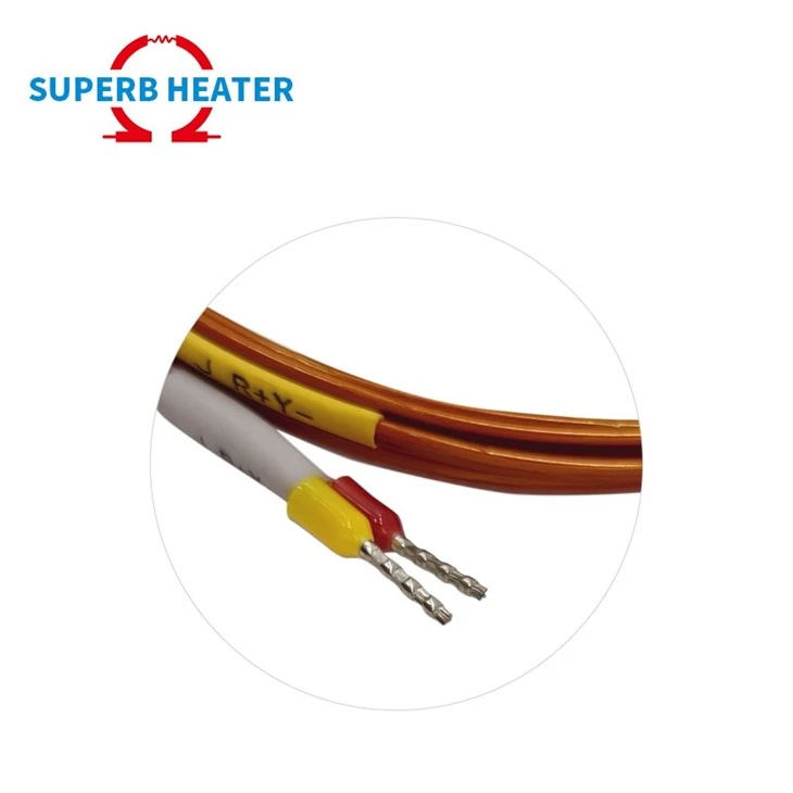 Polyimide Wire Armored Probe Thermocouple, 1.5*80/100/120mm, K/J Type Flexible Temperature Sensor